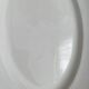 White oval ironstone dish from Creil and Montereau, late 19th century