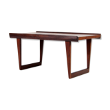 Vintage retro coffee table bench in Danish teak 60s 70s