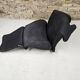 Cassina 1980 vintage ergonomic armchair