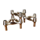 Set of 3 BMF metal candle holders