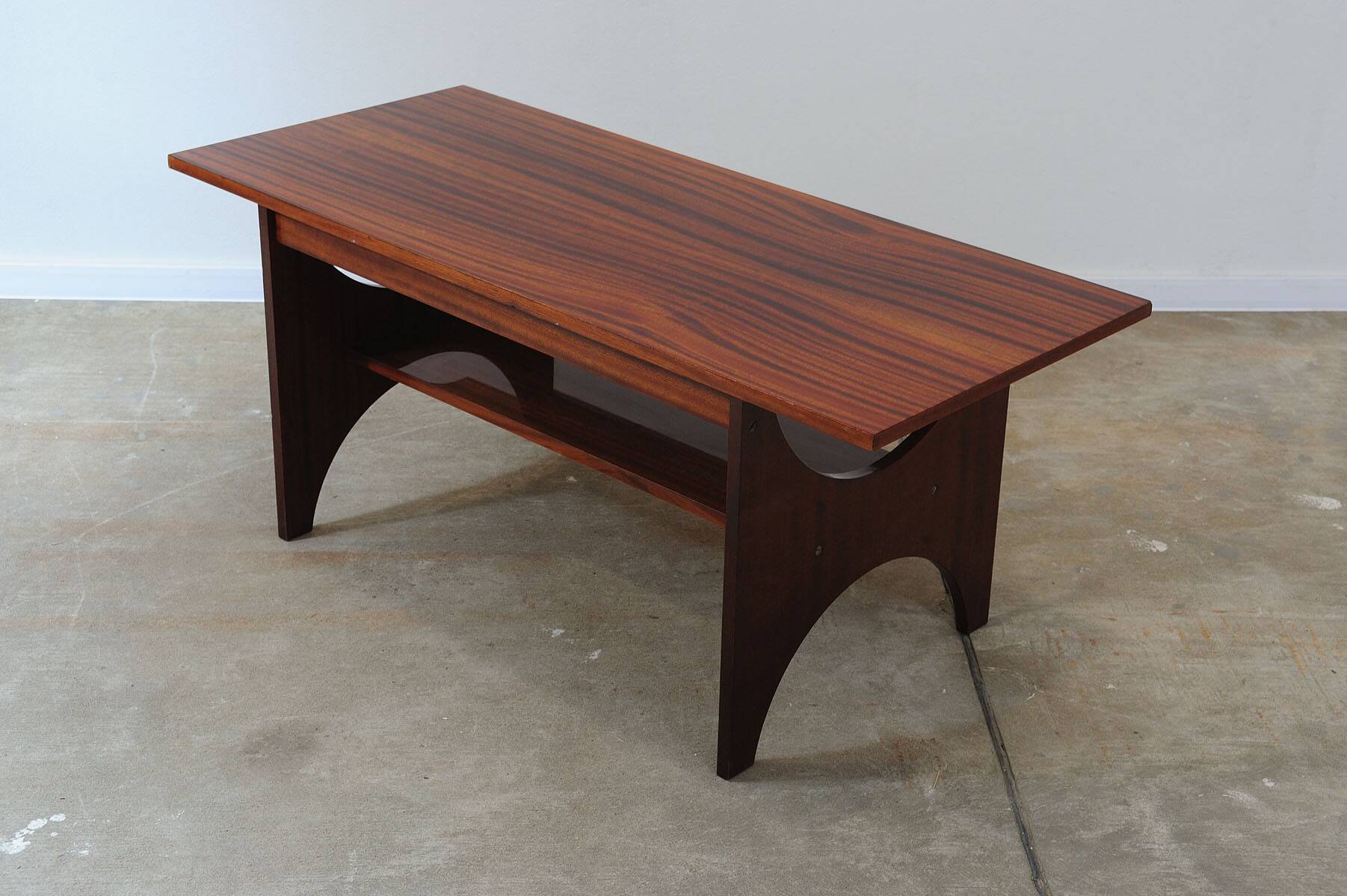 Mid century modern mahogany Coffee Table, 1970´s, Soviet Union