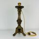 Lamp foot Bronze gilded brass old spat candle church 19th candelabra