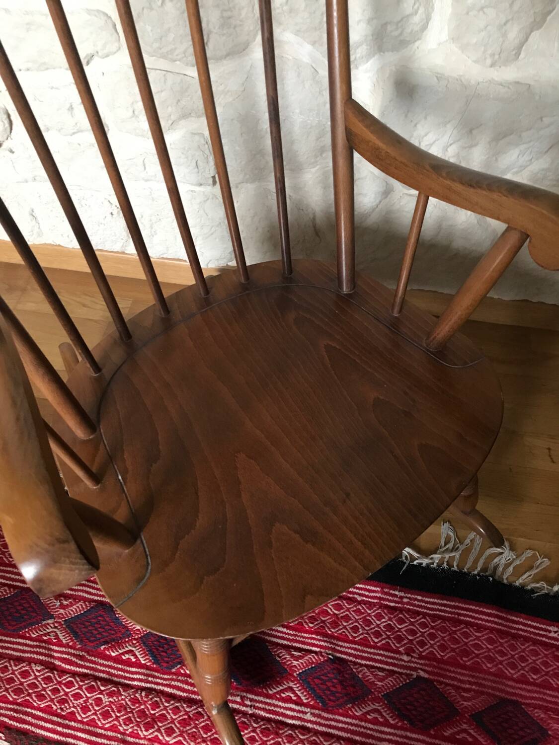 Wooden rocking chair
