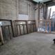 4 old solid oak windows from the early 20th century