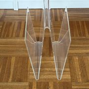Vintage plexiglass magazine rack