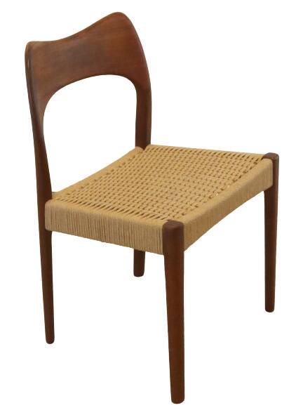 Lot de 4 chaises à manger 'Logster' - Arne Hovmand Olsen