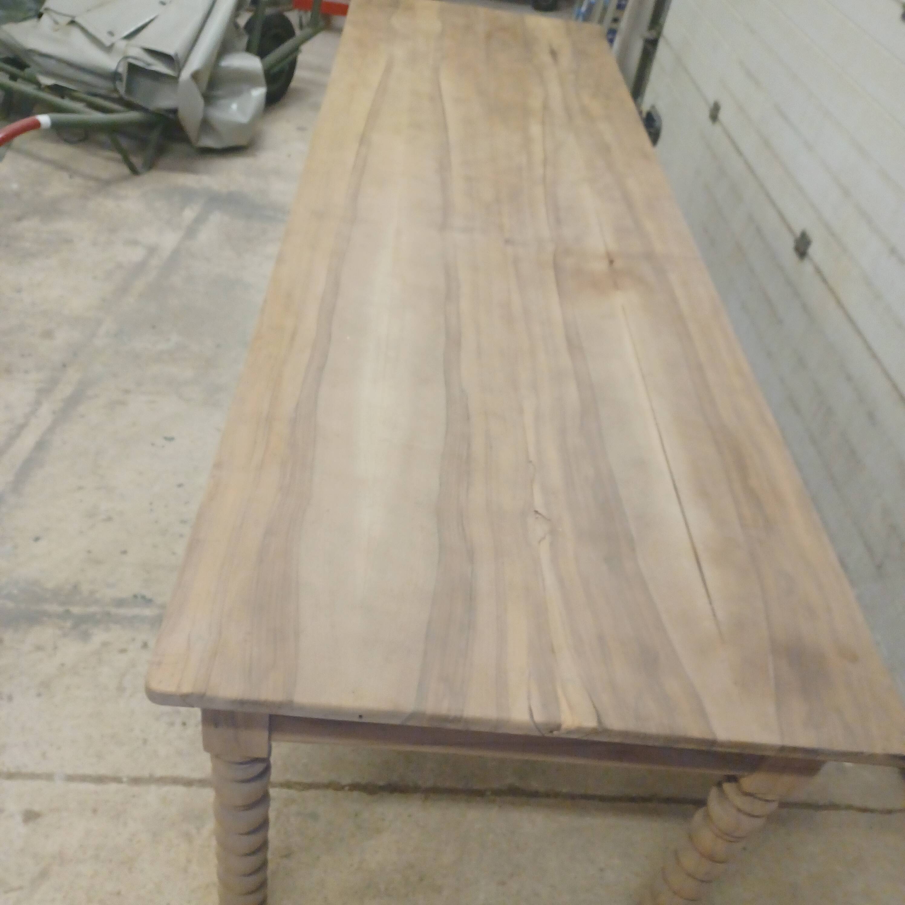 Large walnut table