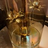 Lampe See Delmas en laiton et verre