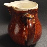 Pot à crème grès vernissé début XXème