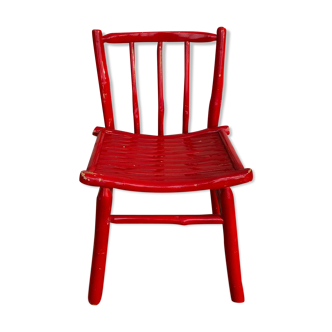 Chaise enfant rouge