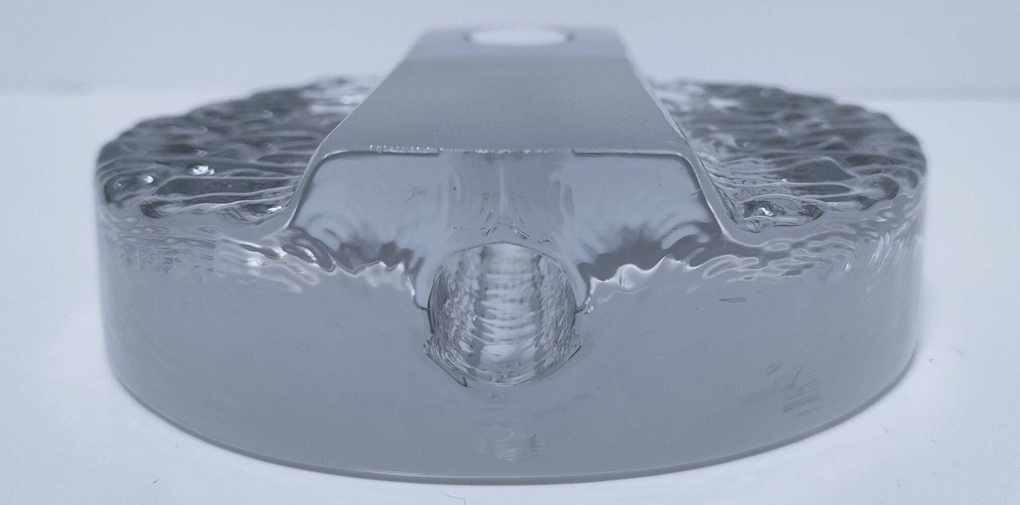 vase verre design walther pukerberg glasbruk années 70