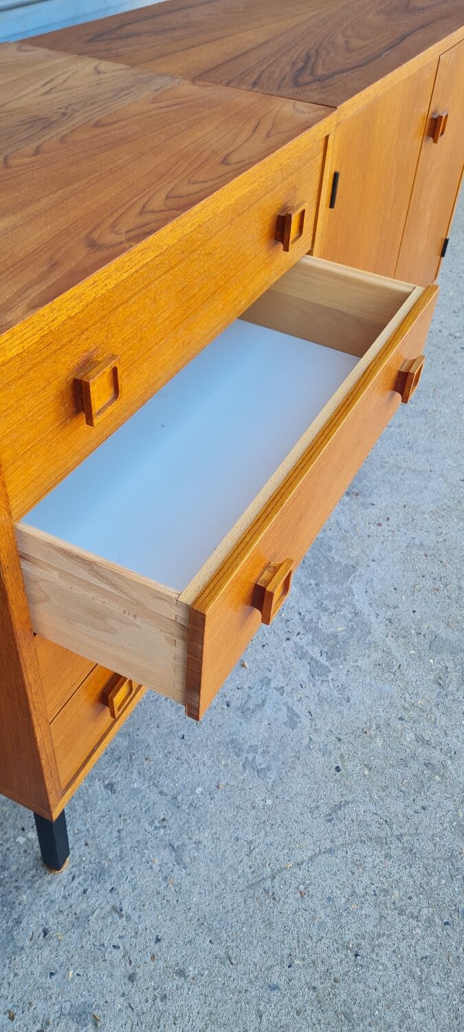Commode scandinave en teck