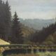 Painting Signed Landscape Oil Painting