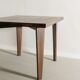 Pierre jeanneret squared wooden dining table, 1950s
