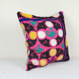 Pink cushion cover Suzani ak262