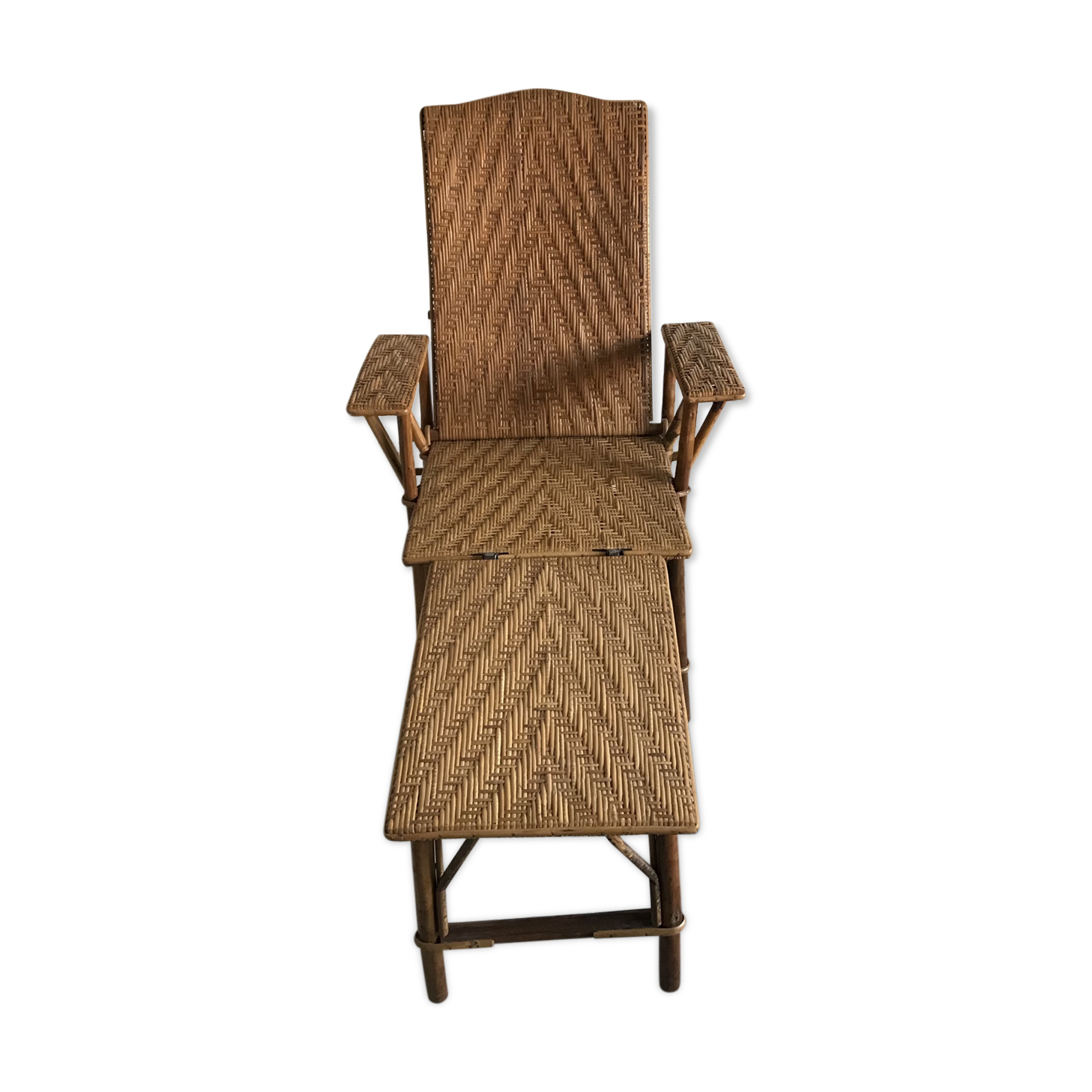 Rattan long chair