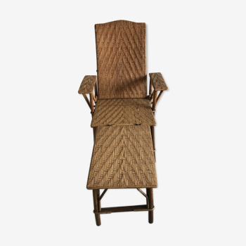 Rattan long chair