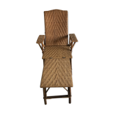 Rattan long chair