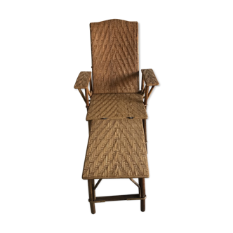 Rattan long chair