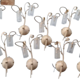 Murano glass wall lights – Italy - Gold