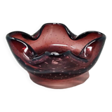 Cendrier ou vide-poches magnifique des années 1960 par Flavio Poli pour Seguso. Fabriqué en Italie.