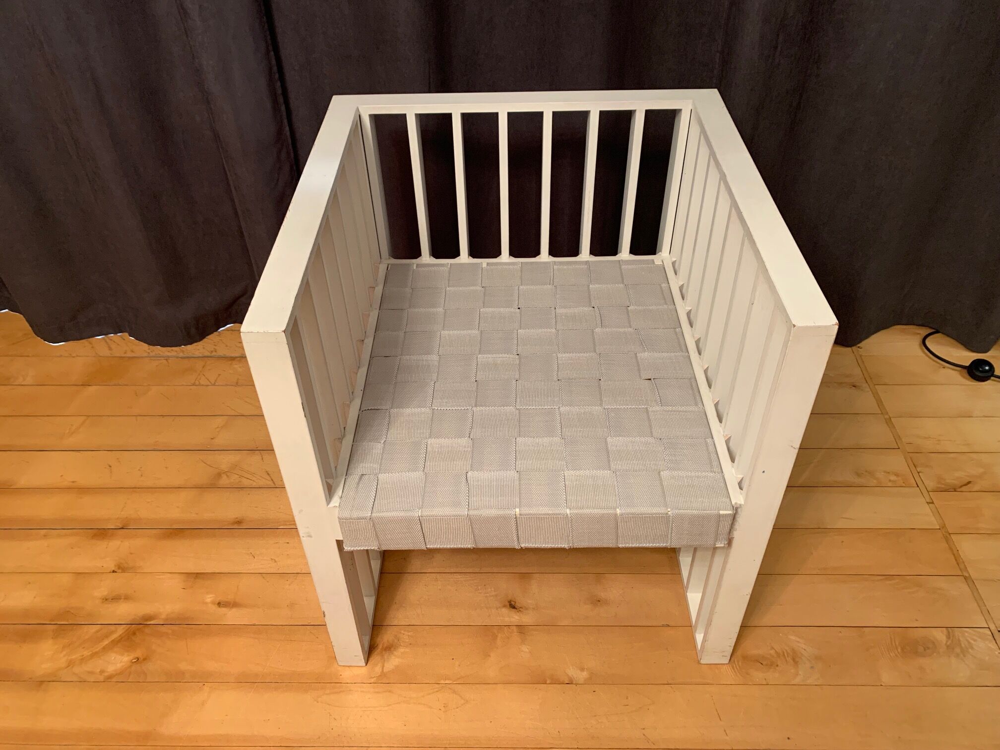 Cube armchair, 1980s.