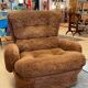 Brown velvet armchair, space age, 70s