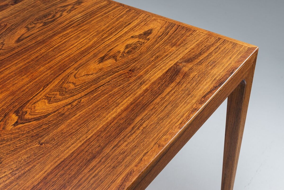 Kai Winding dining table in rosewood Poul Hundevad Denmark 1960