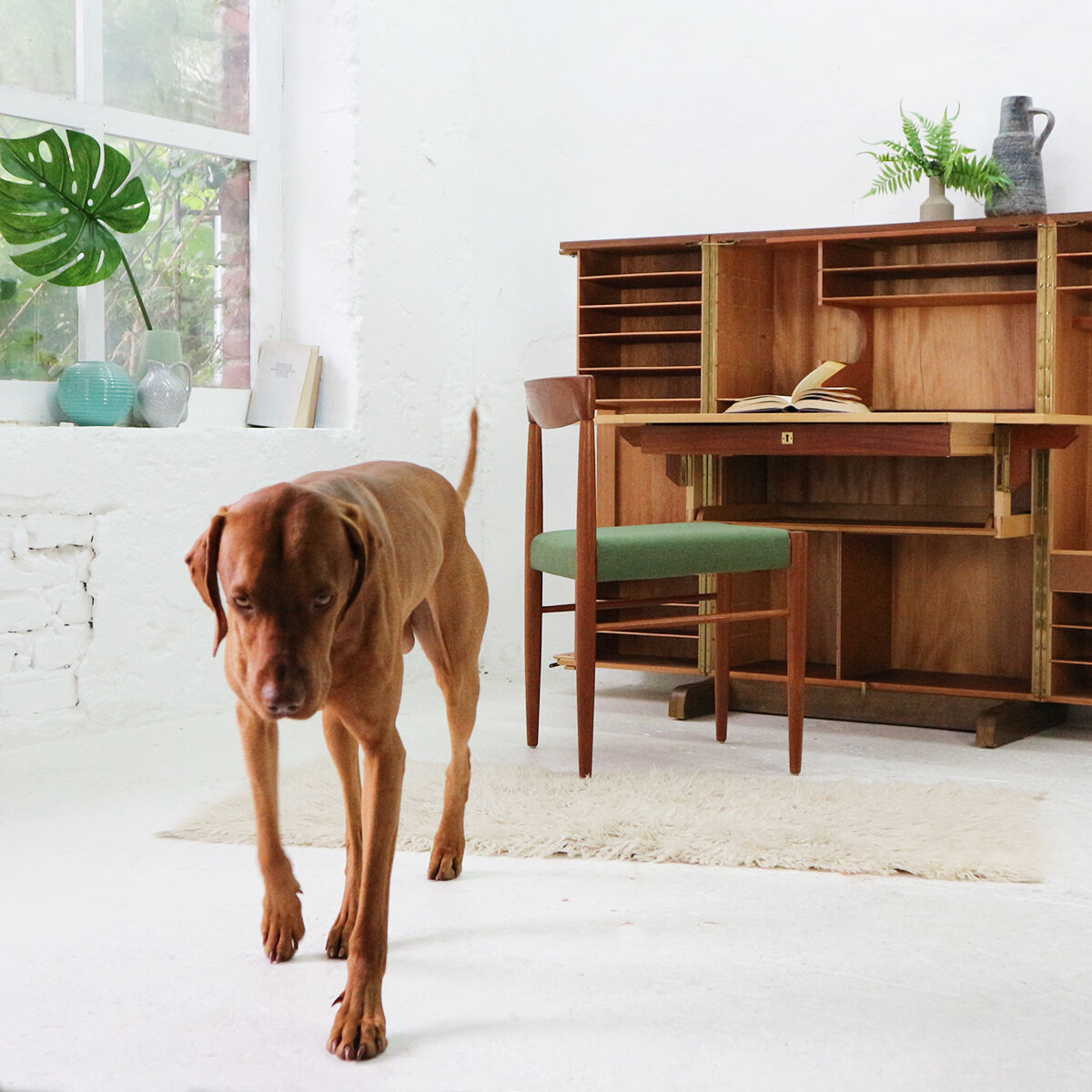 Teak "Magic Box" Bureau by Mummenthaler & Meier, 1960s