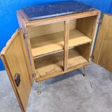 End table, vintage art deco bedside