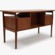Teak Desk By Gunner Nielsen For Tibergaard, 1960s.