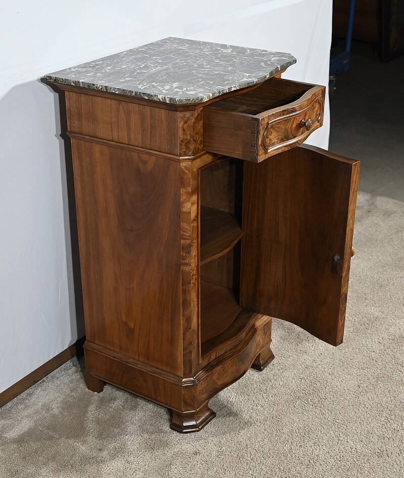 Small Walnut Bedside Cabinet – 1900