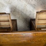 American oak desk