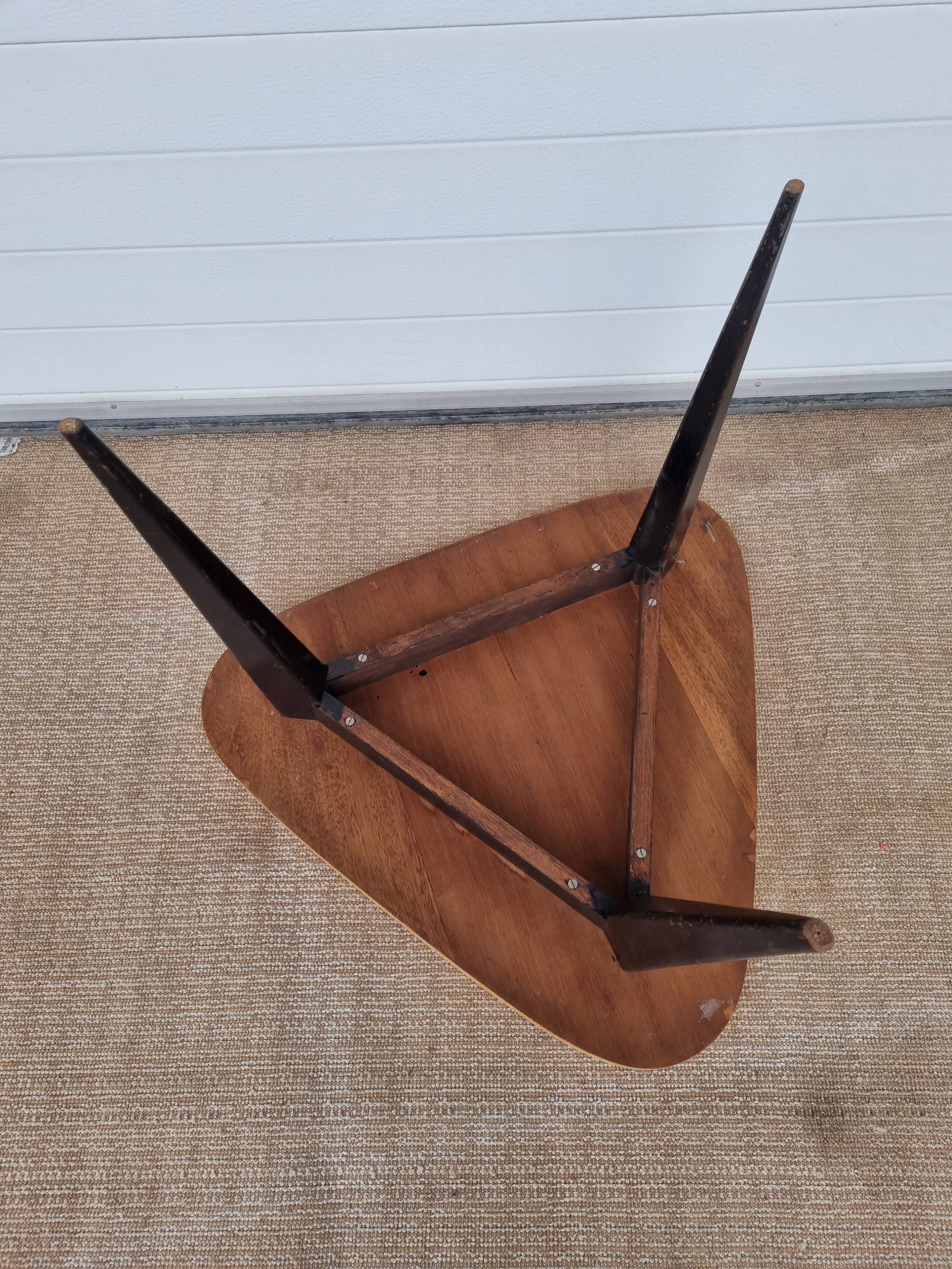 Vintage 50s free-form coffee table