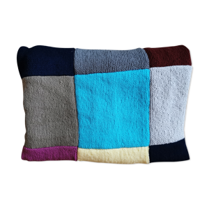 Couverture plaid patchwork