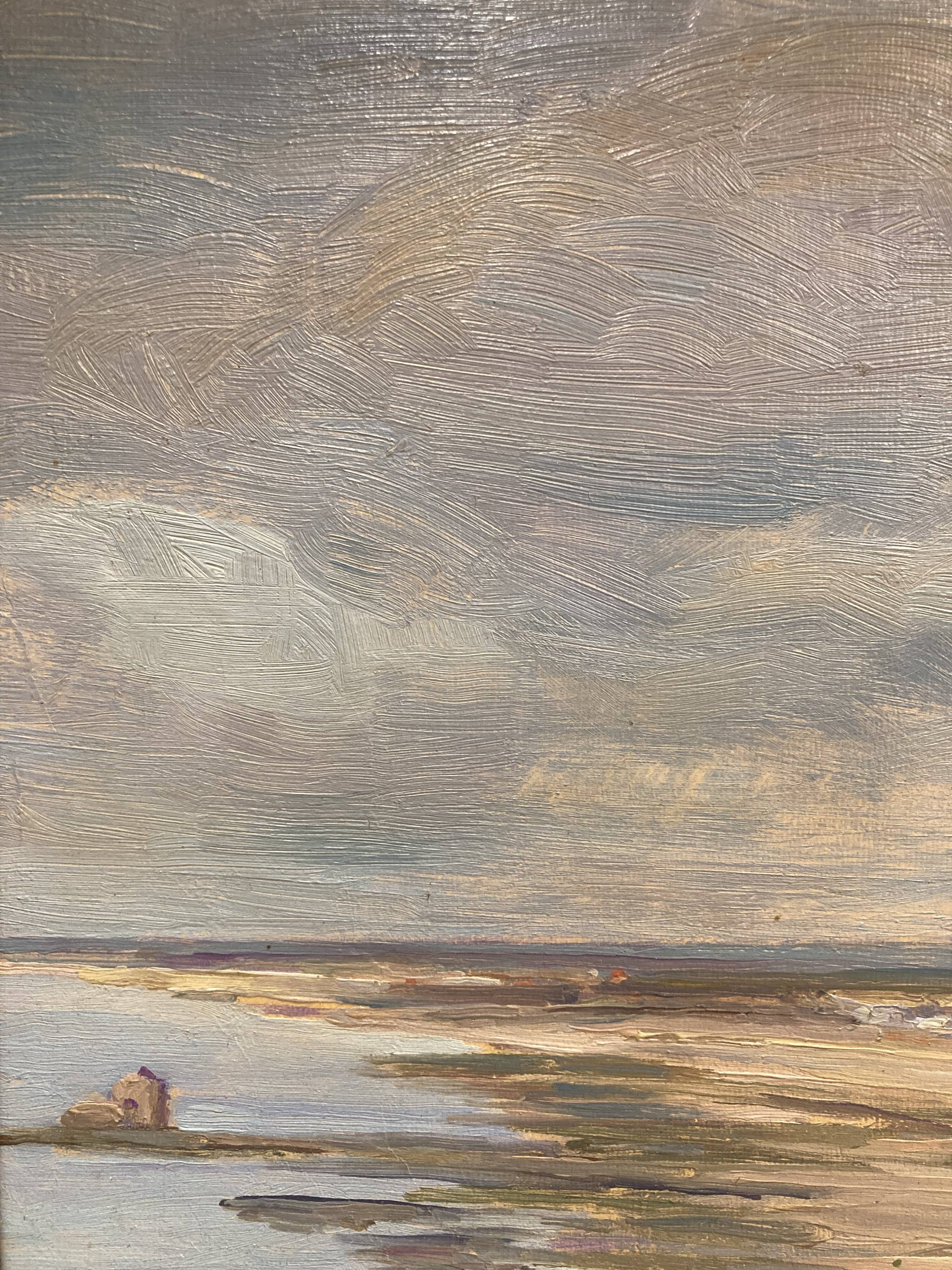 Vintage Seaside Painting