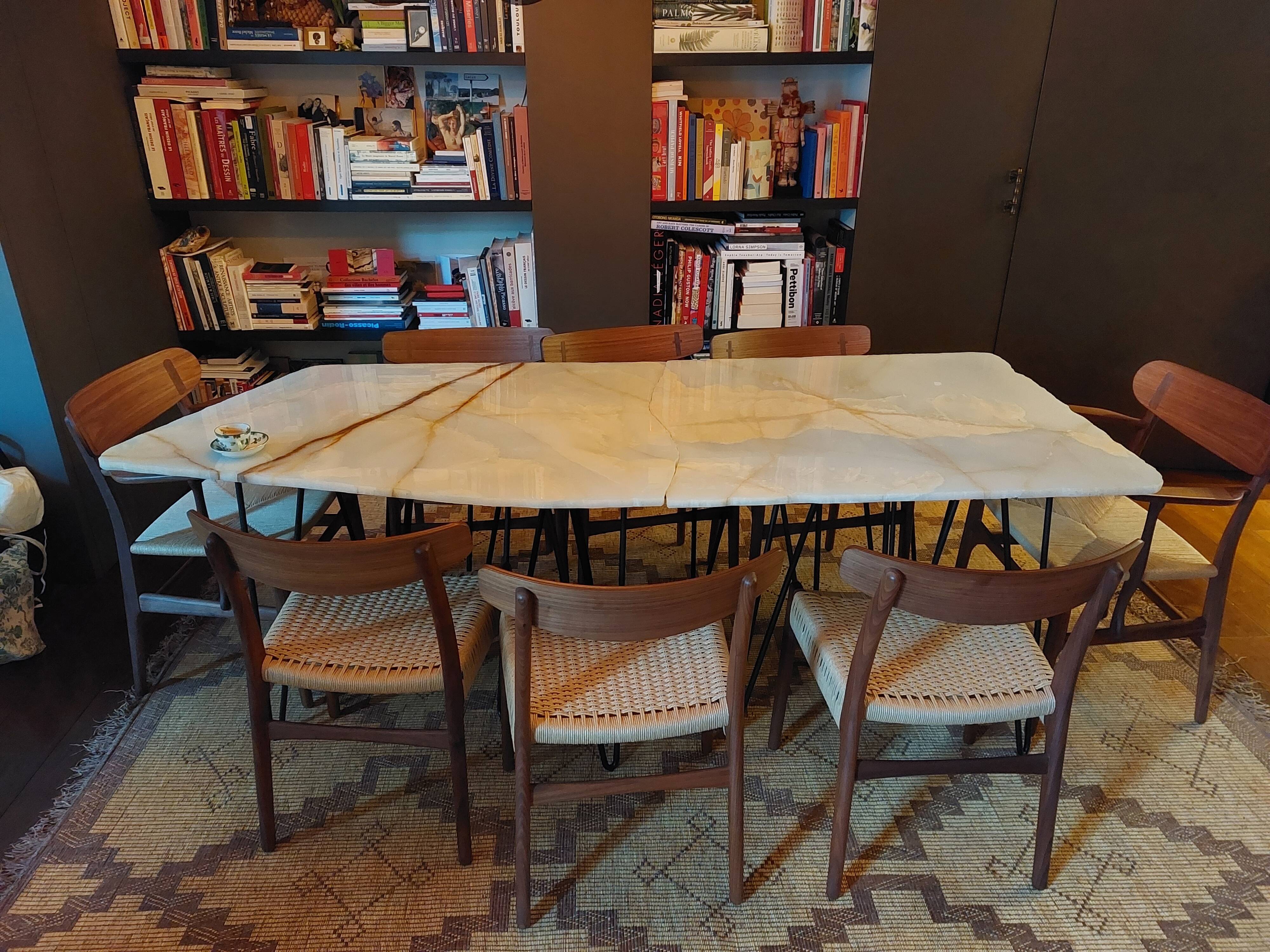 Set of 6 CH23 Hans Wegner chairs for Carl Hansen & Søn