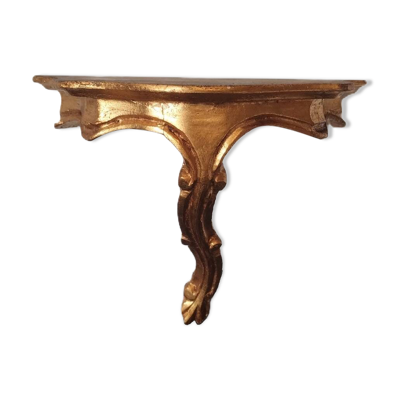 Console murale dorée style Louis XV
