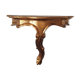 Console murale dorée style Louis XV
