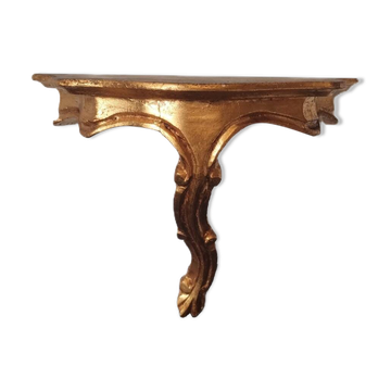 Console murale dorée style Louis XV