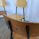 Set of 7 Vintage Industrial School Chairs / STOL Kamnik 1970s Yugoslavia