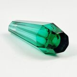 Art Deco Faceted Glass Vase by Josef Hoffmann for Moser, Czechoslovakia, 1930s