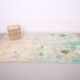Turquoise Vintage Boujaad Rug 158 cm x 262 cm - Moroccan Wool rug Handmade