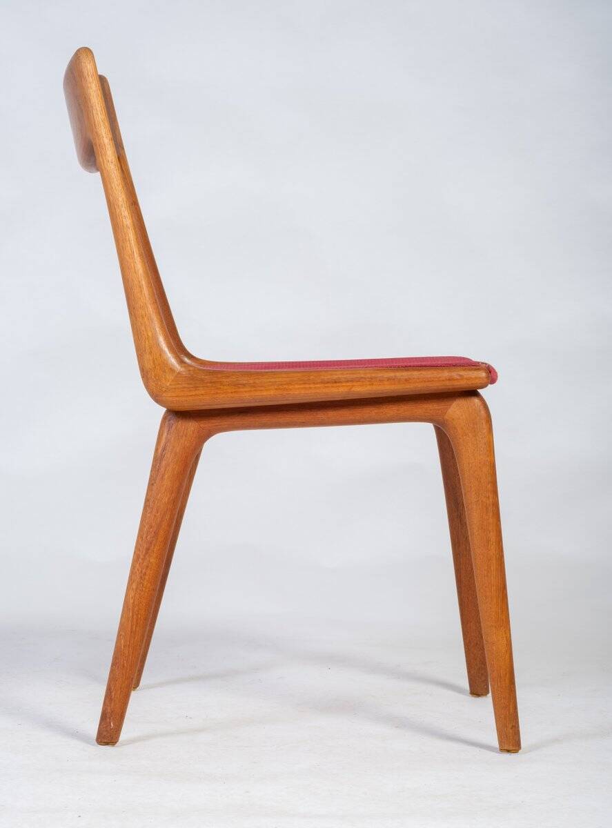 Boomerang Dining Chairs by Alfred & Erik Christensen for Slagelse Møbelværk, 1960s, Set of 4