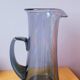 Carafe scandinave en verre bleu