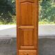 Scandinavian single-door solid wood wardrobe with hanging space