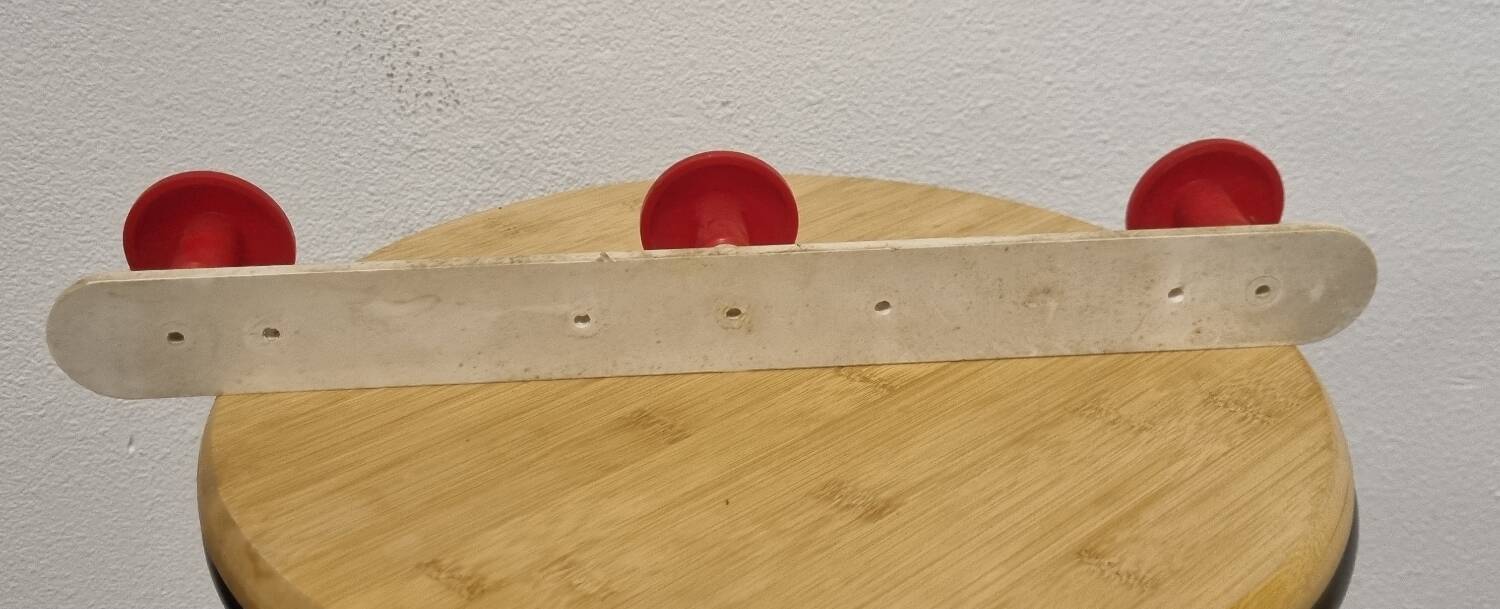 Coat rack with 3 hooks, 1970s