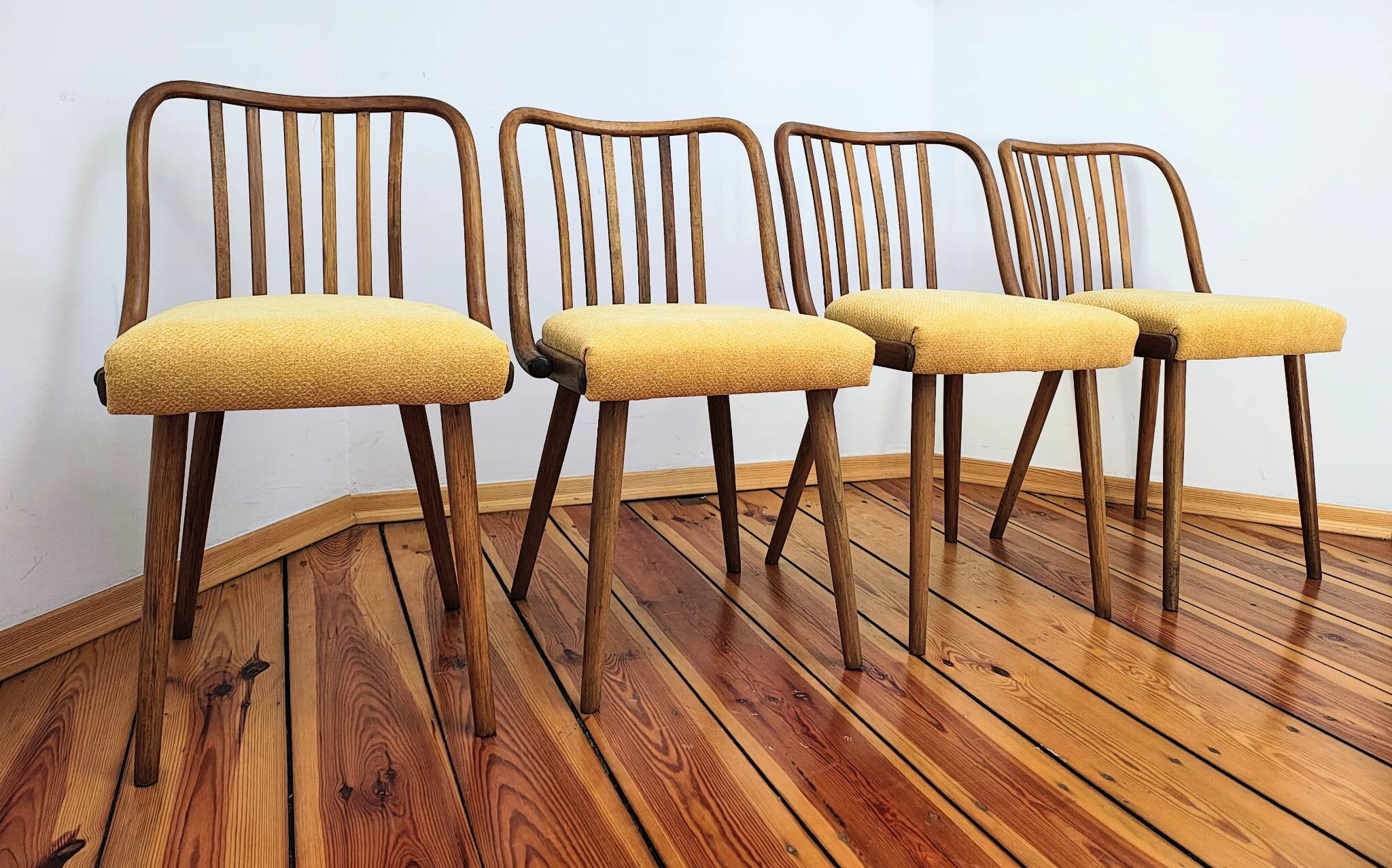 Dining Chairs attributed to A. Suman for Tatra Nabytok, Czechoslovakia, 196