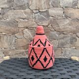 handmade, Moroccan basket, African basket, woven bowl, wall basket.