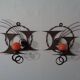 Brutalist Iron Candleholders by Henrik Horst, Denmark, 1960s, Set of 2